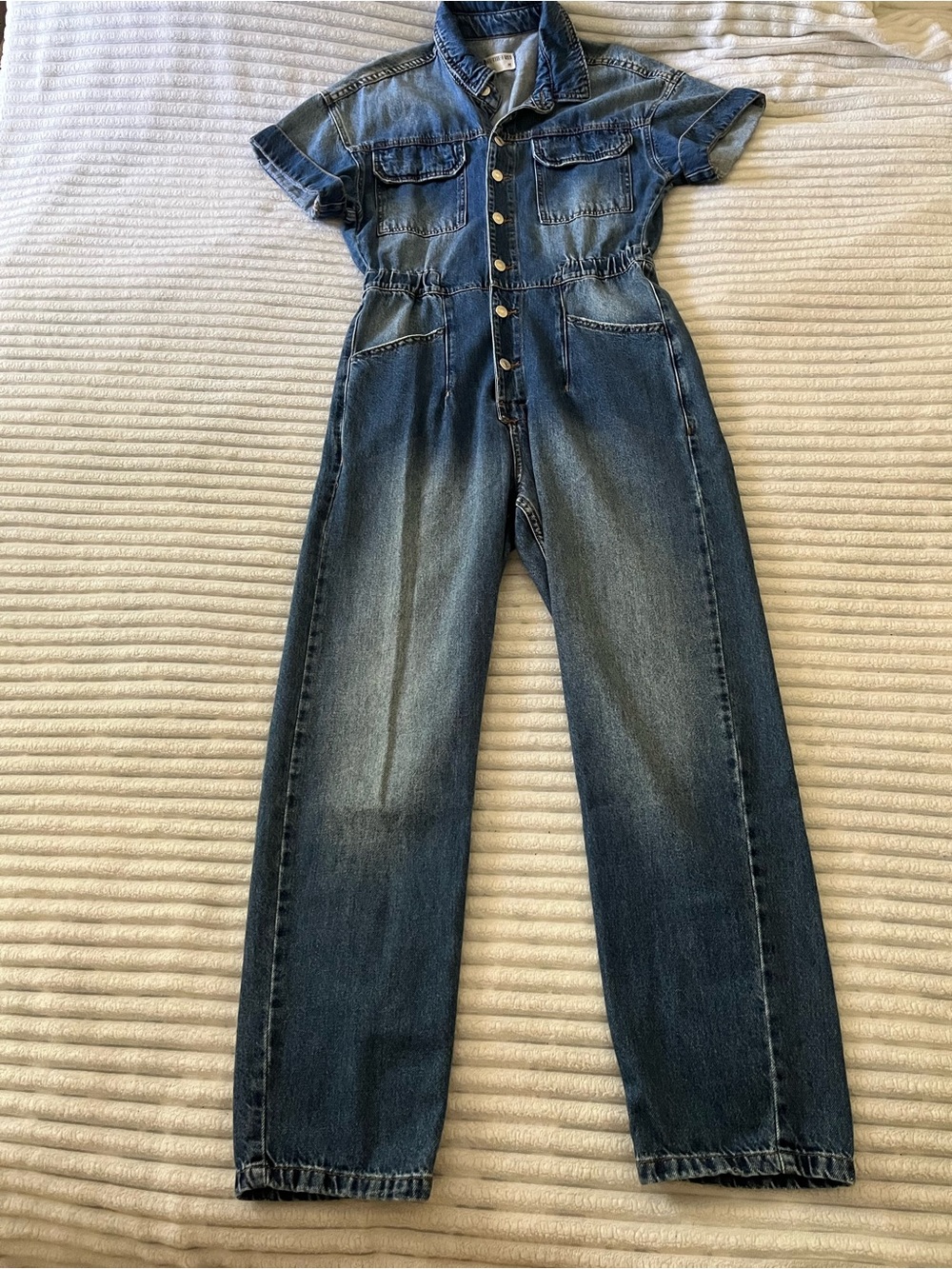 Free People Denim Jumpsuit - Picture 4 of 10